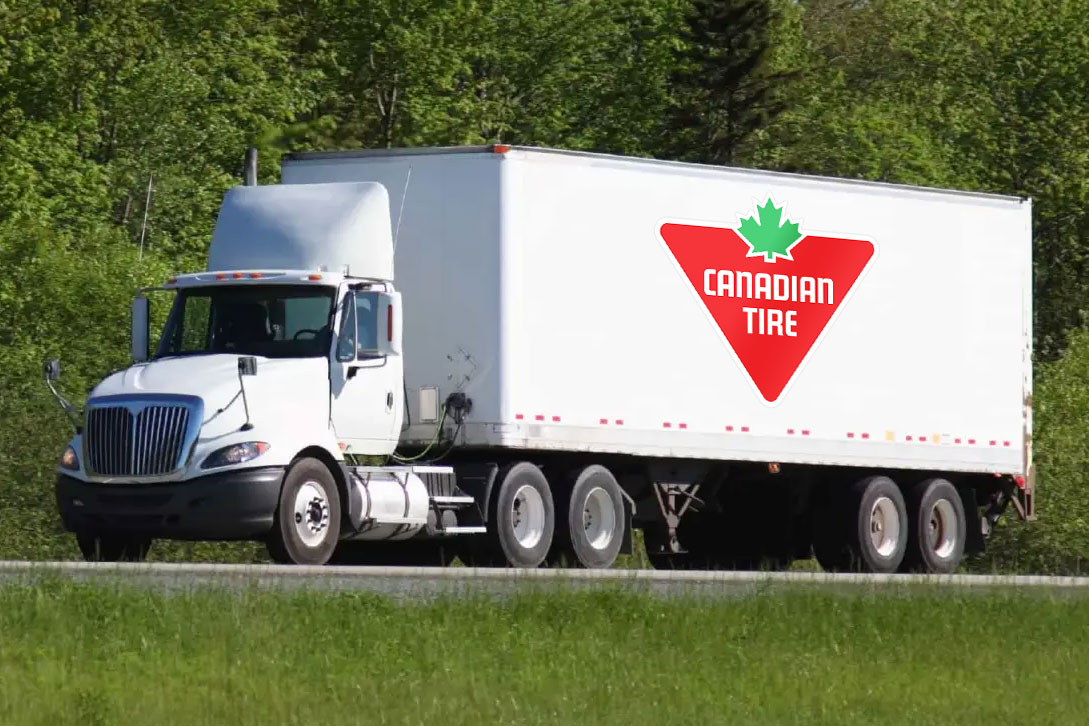 Canadian Tire vehicle wrap